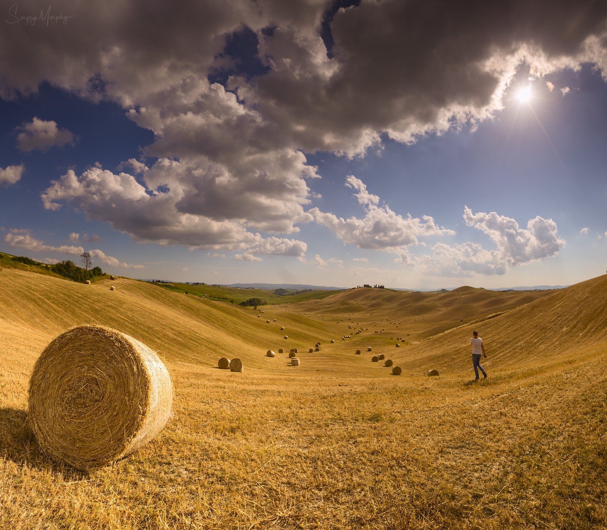 tuscany italy fields, Sergey Merphy