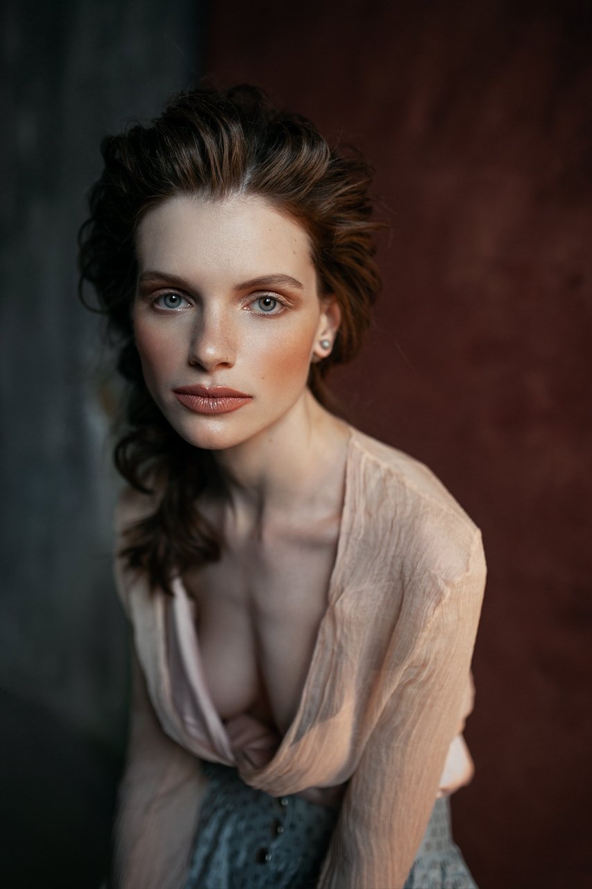 portrait art fashion model sony alpha studio photographer 35mm sigma colourful colours, Daria Slonova