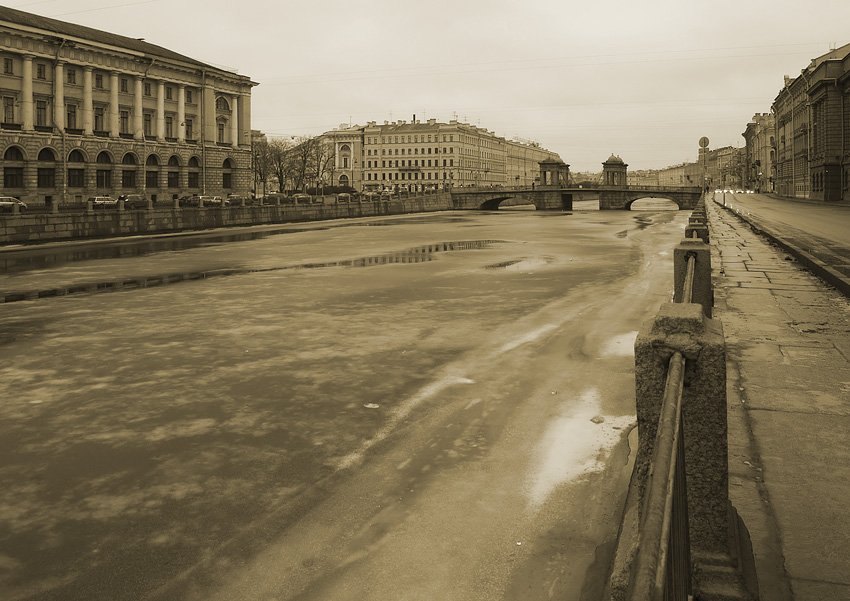 петербург, фонтанка, зима, мосты, Kirill Shapovalov