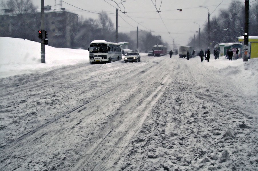 снег, город, транспорт, Remint