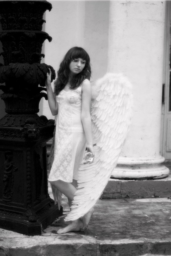 ангел, крылья, сердце, печаль, Dalia