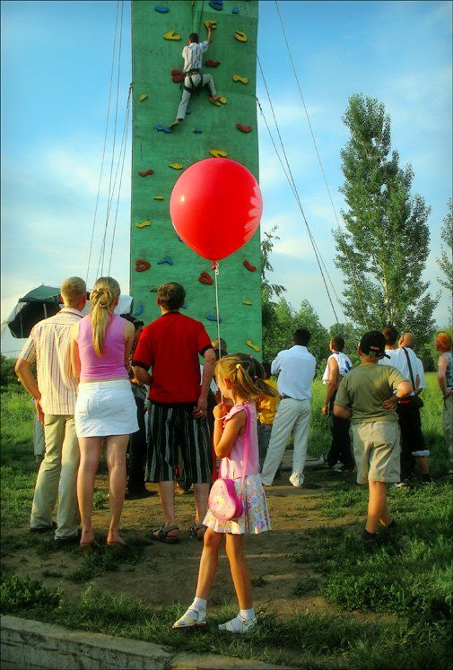 шарик, девочка, стена, лазание, Pashis Пашис Андрей