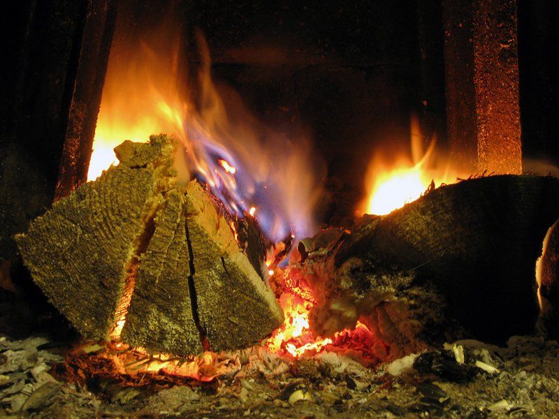 огонь, пламя, печь , искры, жарко, Olga Panteleeva