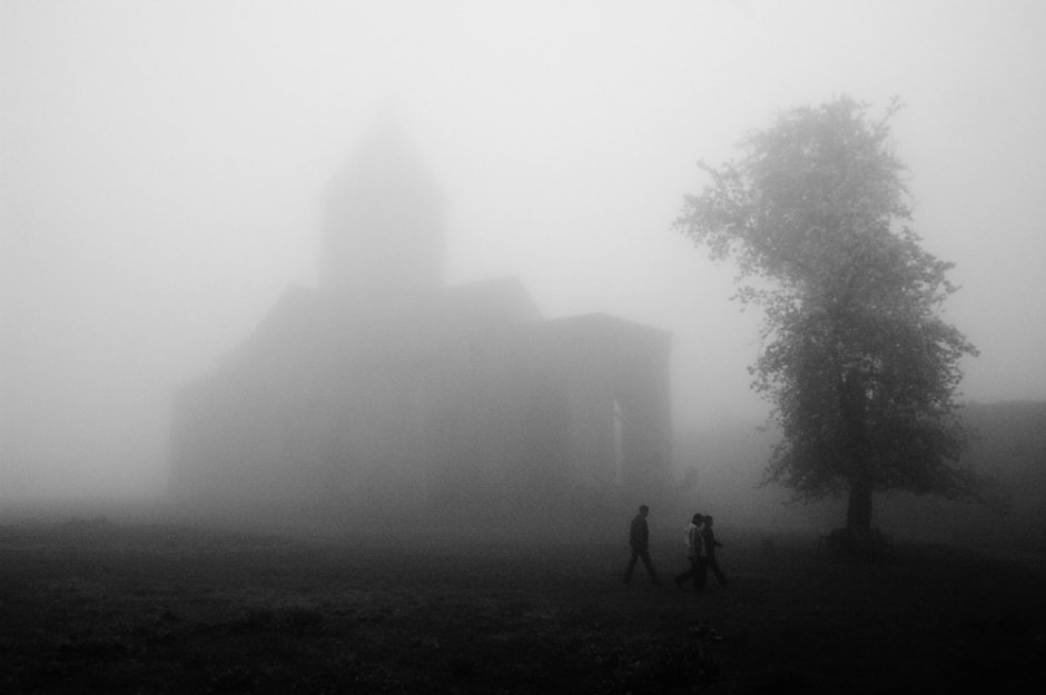 монастырь, татев, горы, туман, Emma Marashlyan
