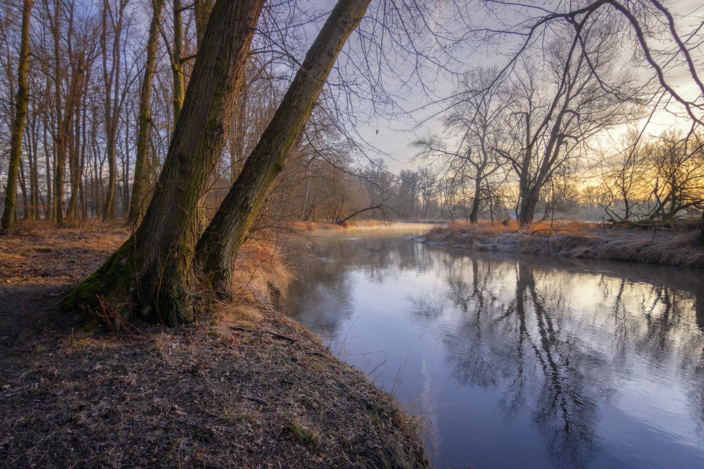 река, утро, природа, river, morning, nature, Виктор Тулбанов