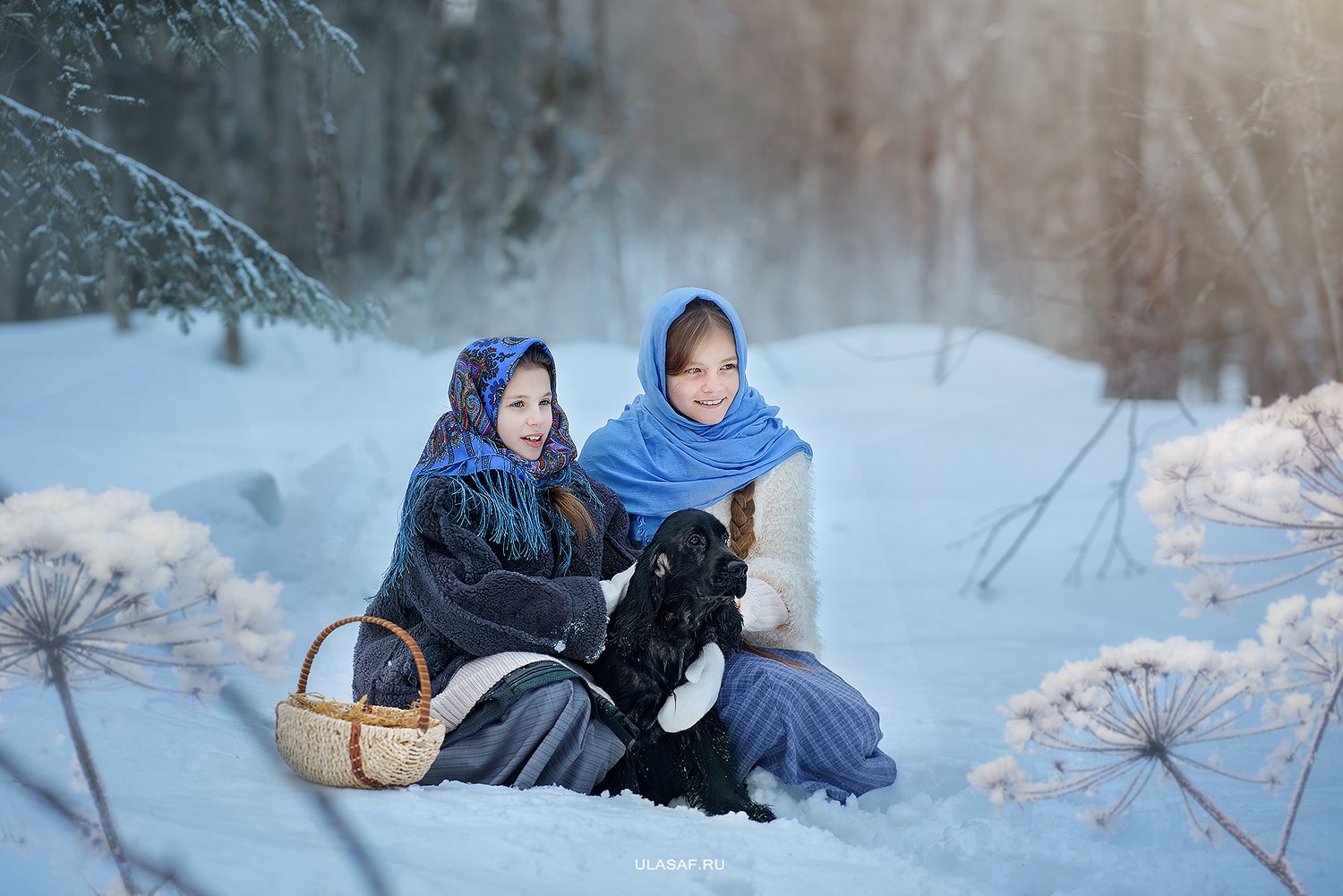 портрет, зима, winter, дети, прогулка, фотосессия на природе, девочка, детские фото, girl, животное, собака, dog, смех, эмоции, малыш, ребенок, друзья, happy, фотопрогулка, любовь, love, happiness, сказка, волшебство, Юлия Сафо