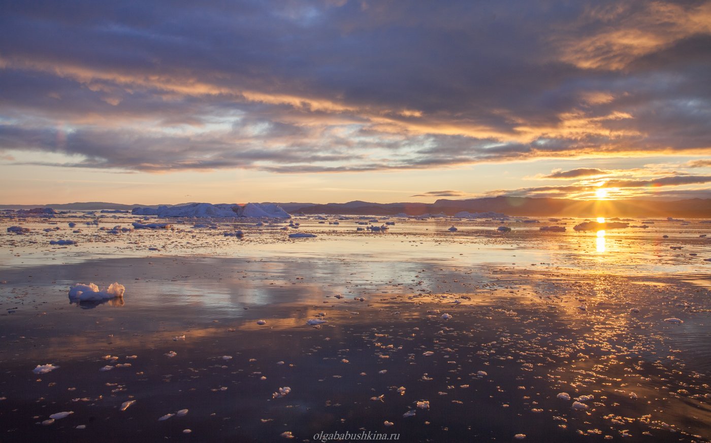 арктика, гренландия, arctic, greenland, sunrise, рассвет, фотопутешествие, фототур, Ольга Бабушкина