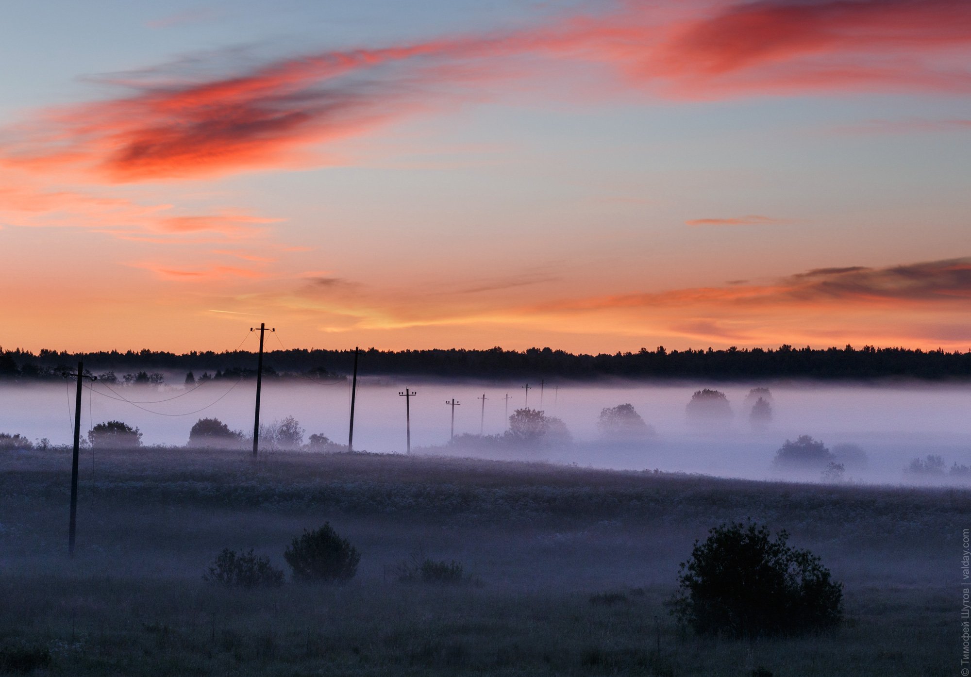 На заре голоса зовут меня. Photographer Shutov Timofey