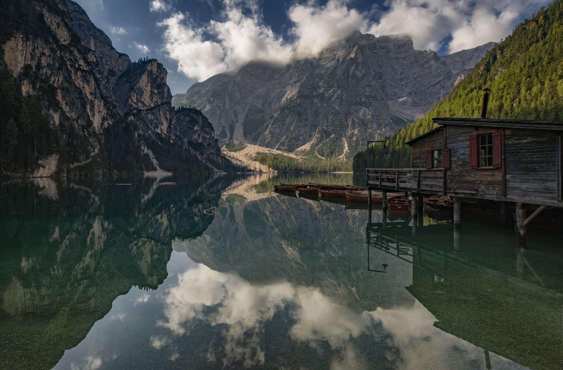 озеро, горы, отражение, Александр Безмолитвенный