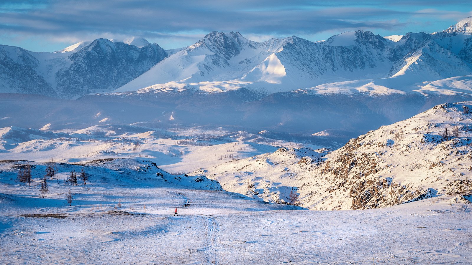 алтай, зима, горы, пейзаж, outdoor, altay, mountains, snow, winter, Алексей Вымятнин