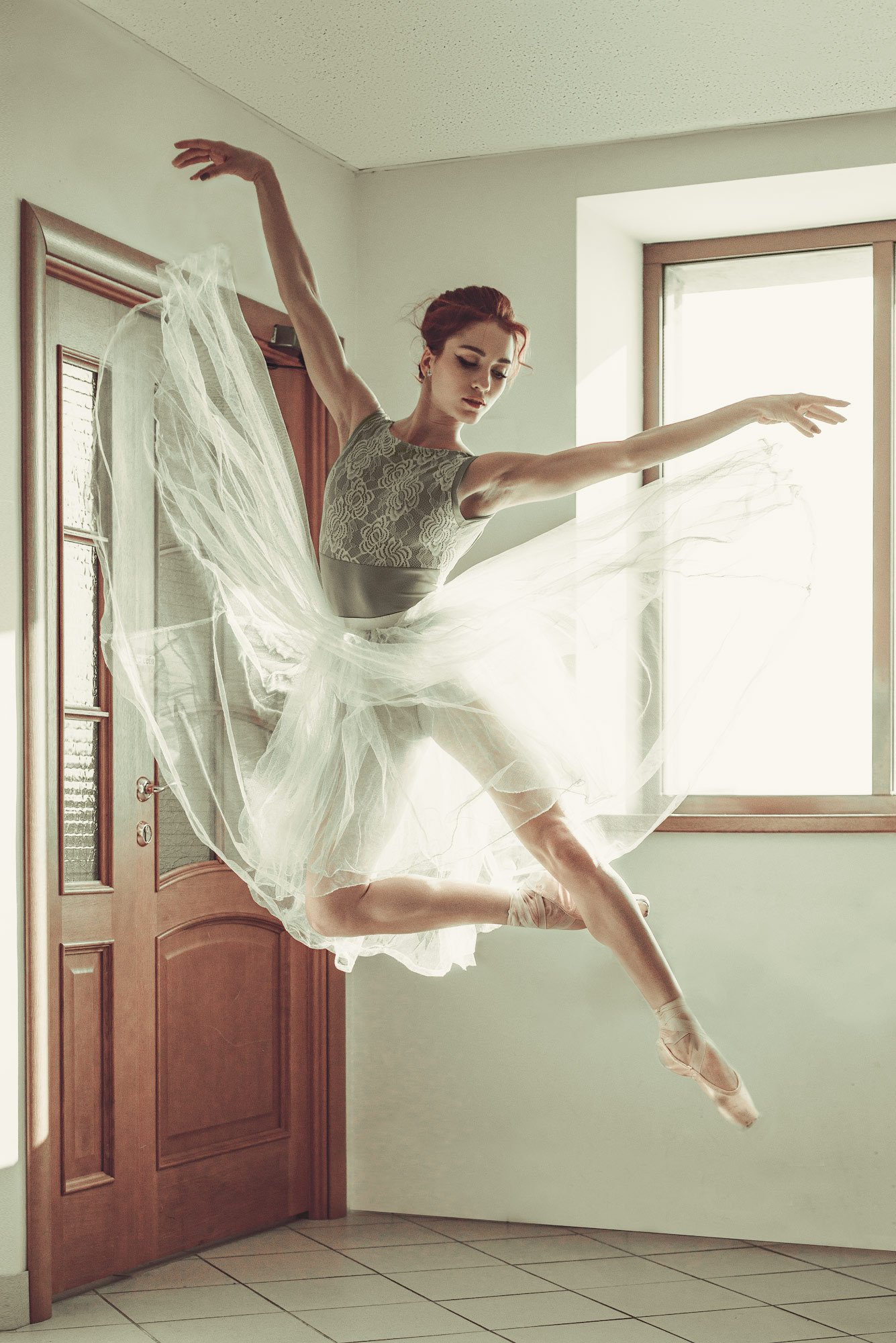 девушка, балерина, портрет, утро, красота, секас, Саша Урманов