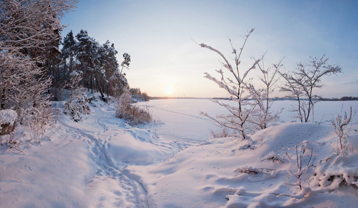 природа, пейзаж, панорама, зима, Piligrim
