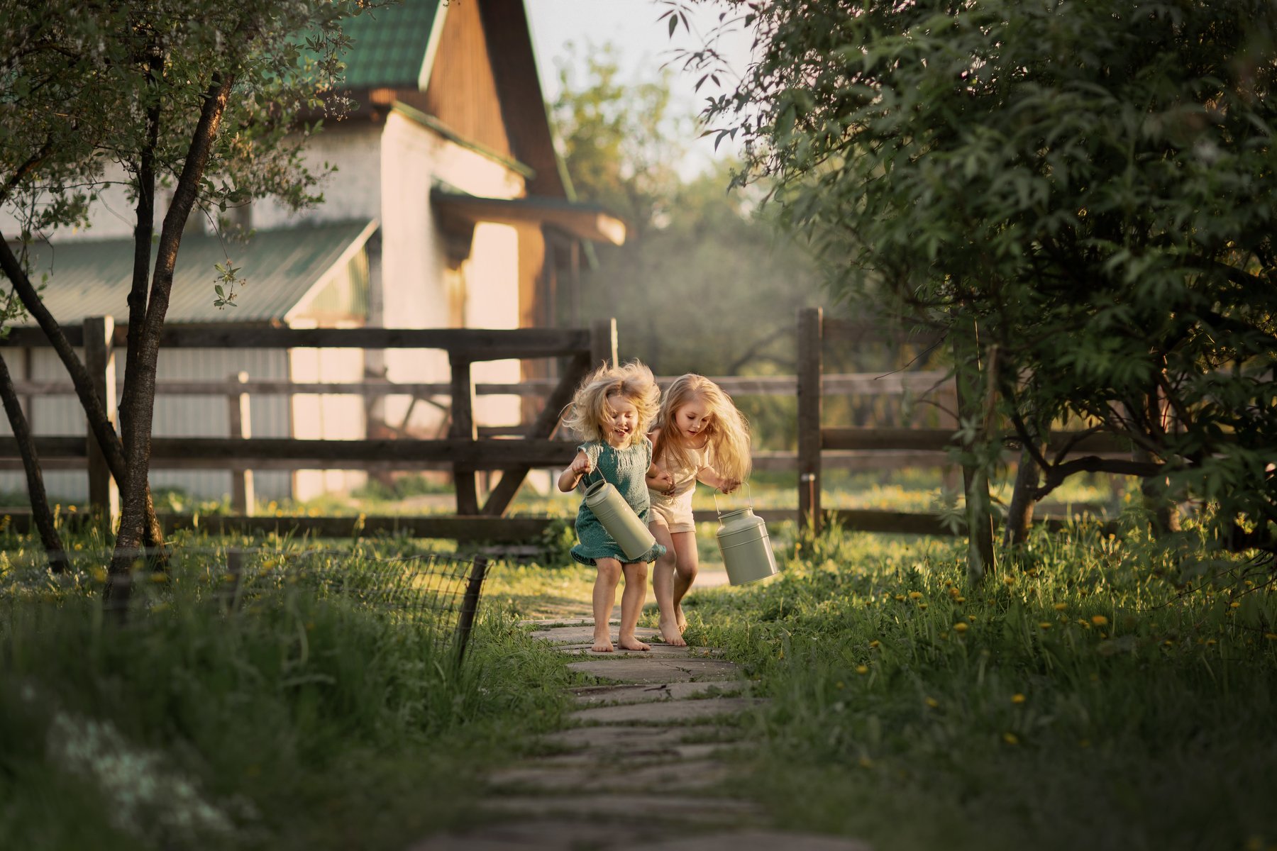 лето деревня дети, Инна Малахова