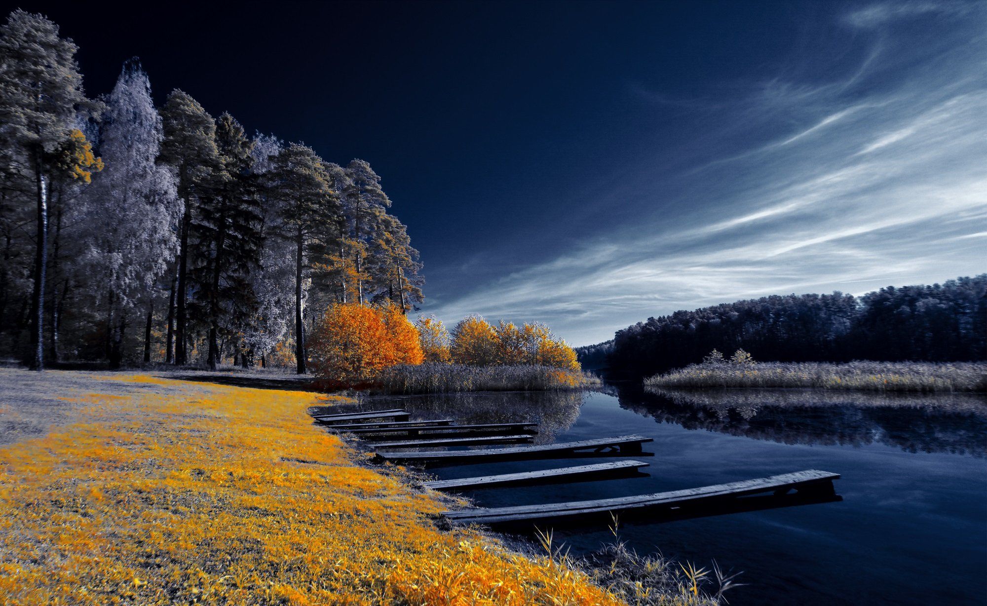 infrared,ик-фото,инфракрасное фото, инфракрасная фотография, пейзаж, осень, беларусь, Sixten ( Сергей )