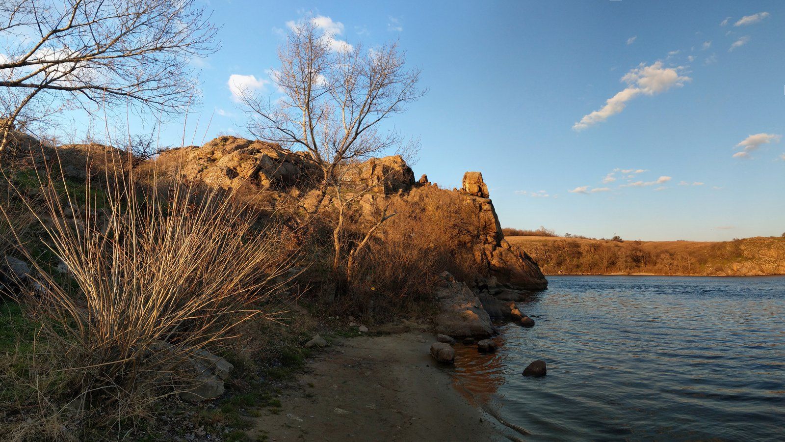 река,днепр,пейзаж,скалы,берег,landscape, Сергей Богачёв