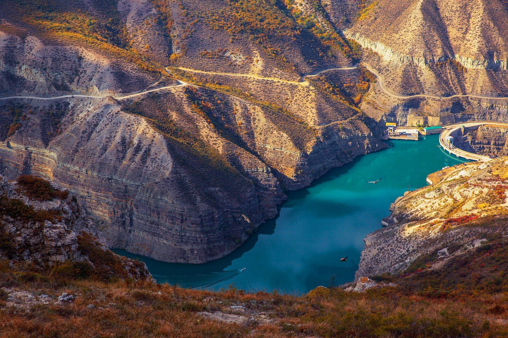 каньон,осень,река сулак,водохранилище, Marat Magov