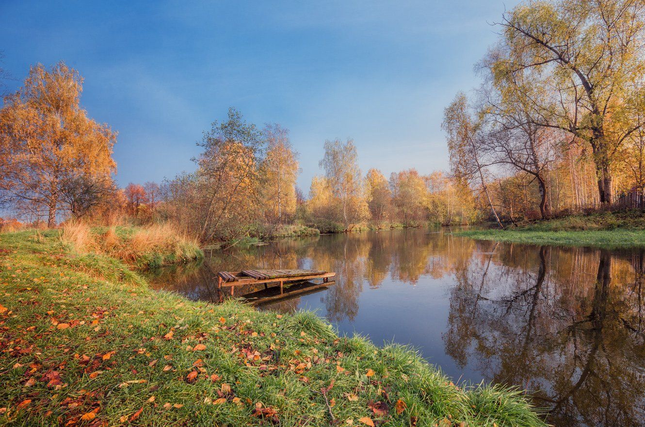 клязьма, река, осень, Виктор Климкин