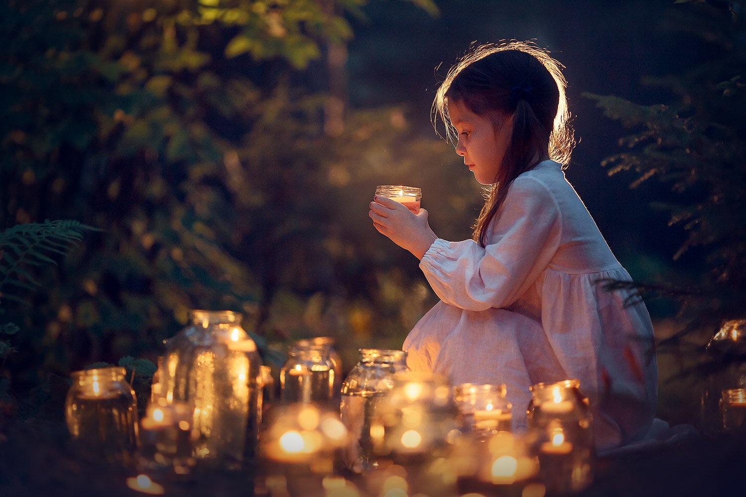 детская фотосессия, детство, волшебство, вечерняя фотосессия,, Катрин Белоцерковская