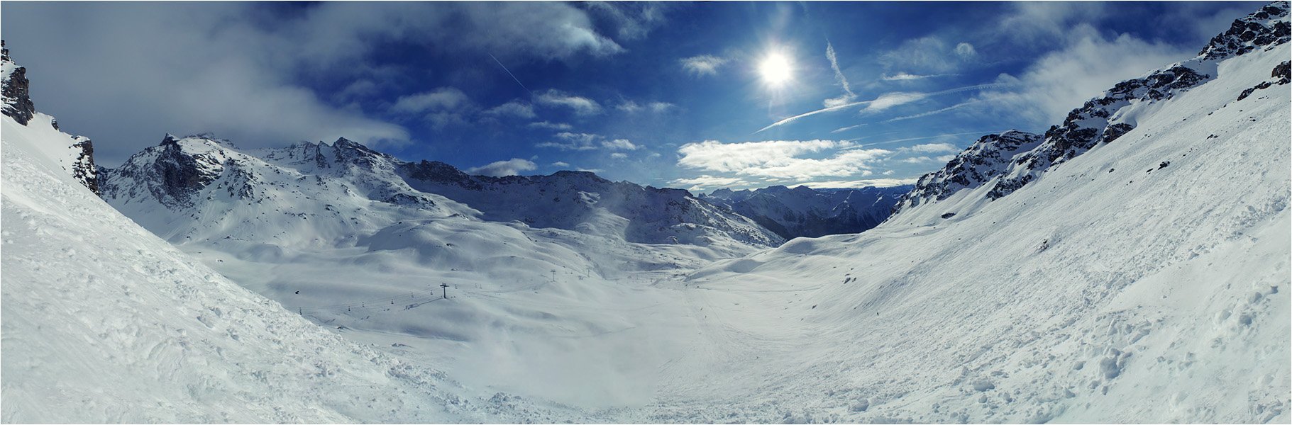 mountains, alpes, les3vallees, france, Владимир Эделев