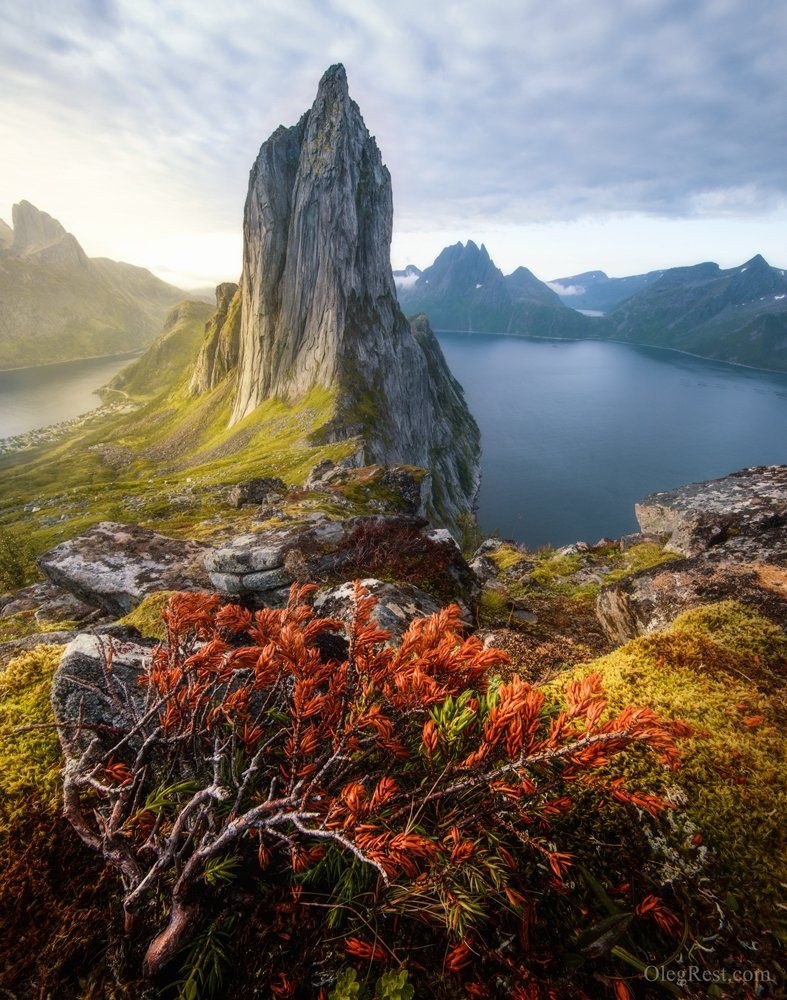 норвегия горы сегла рассвет segla, Oleg Rest