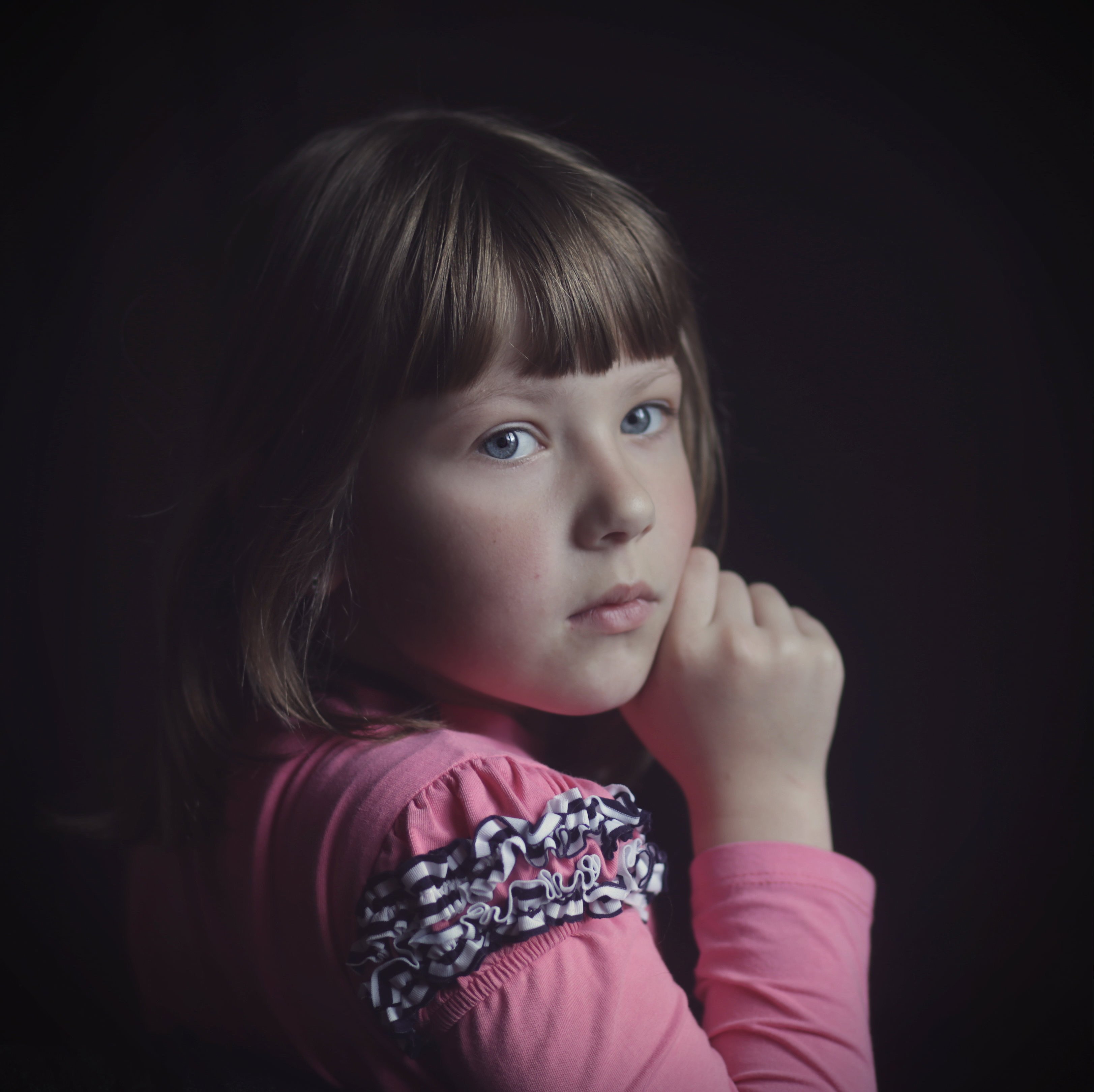 девочка постановочный портрет, Вера Шамраева