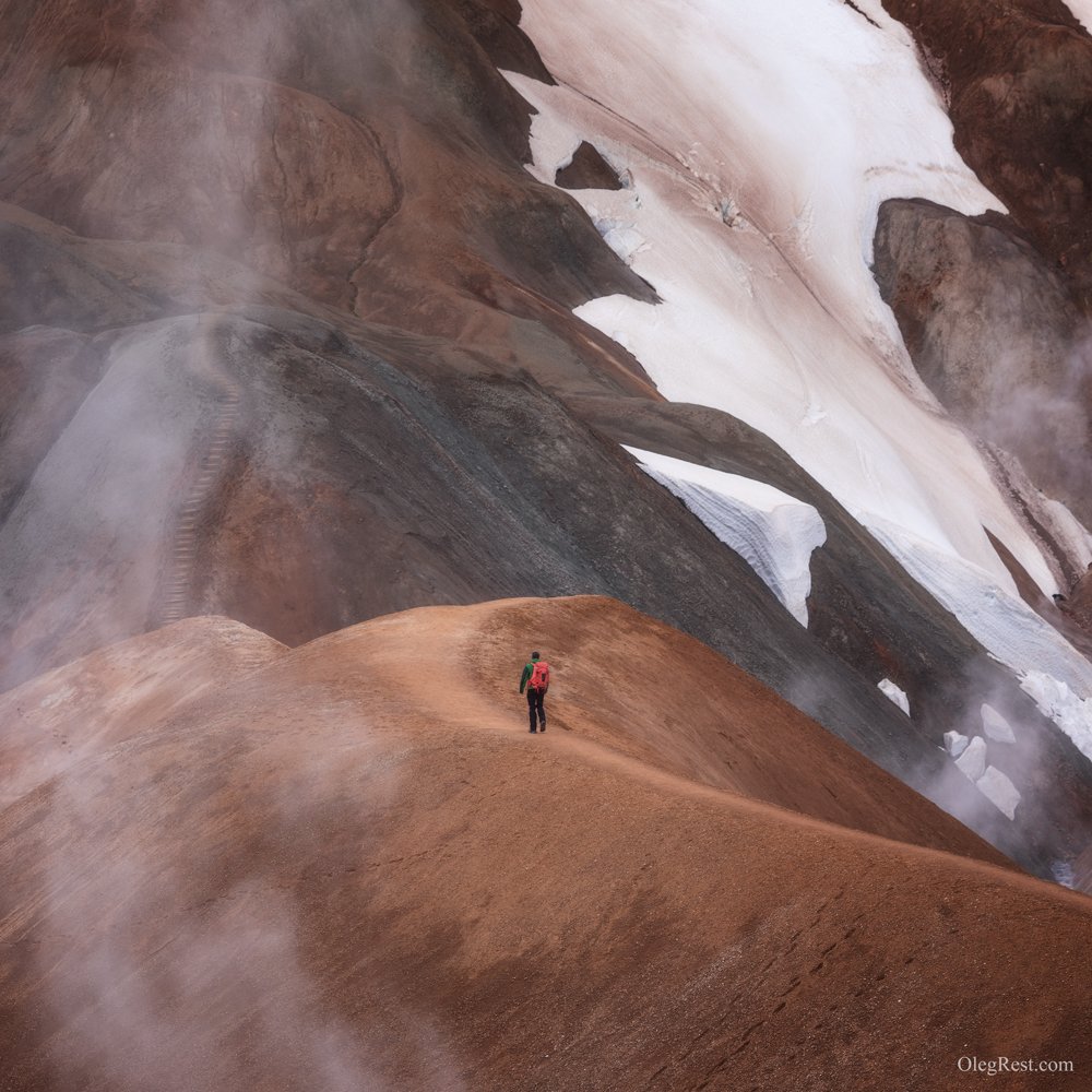 исландия горы гейзер фотограф iceland highlands, Oleg Rest