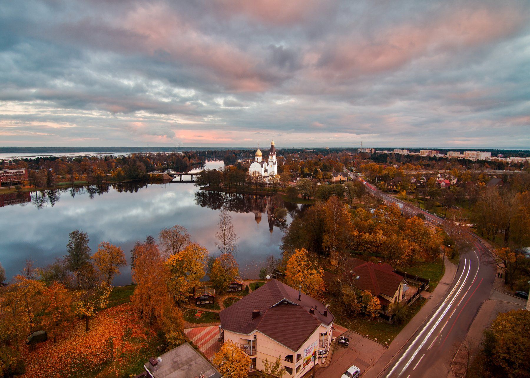 сестрорецк, россия, церковь, городской пейзаж, Мария Креймер