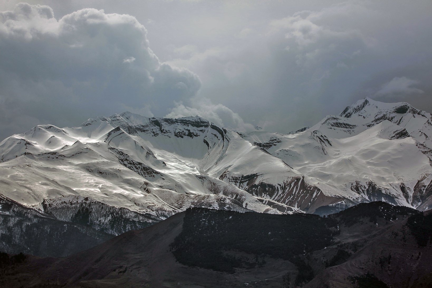 горы,весна,пейзаж,облака,снег,дагестан, Marat Magov
