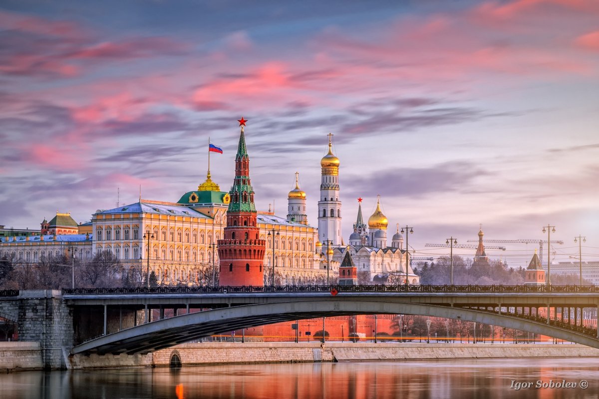 москва, кремль, рассвет, moscow, kremlin, dawn, Игорь Соболев