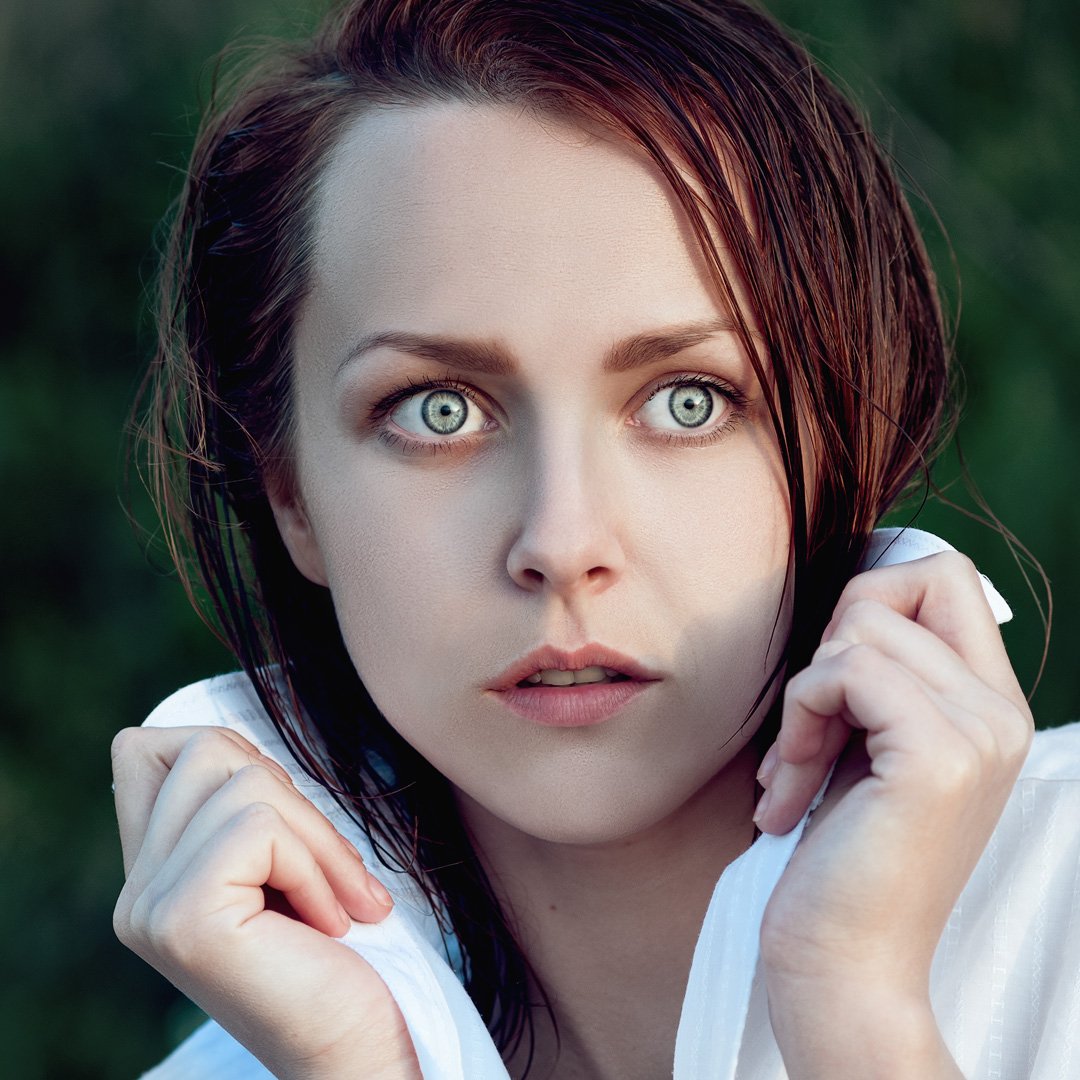 девушка, портрет, Владимир Тузлай