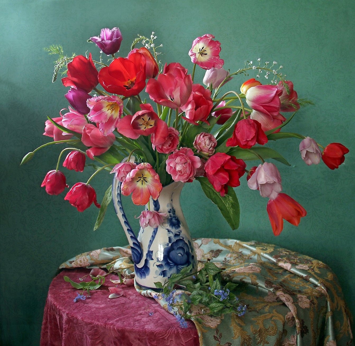 весна, натюрморт, букет цветов, тюльпаны, марина филатова, Марина Филатова