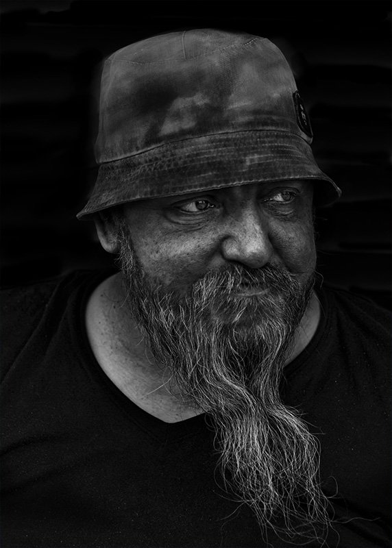 портрет юрий_калинин лица черно_белое юрец уличная_фотография люди, Юрий Калинин