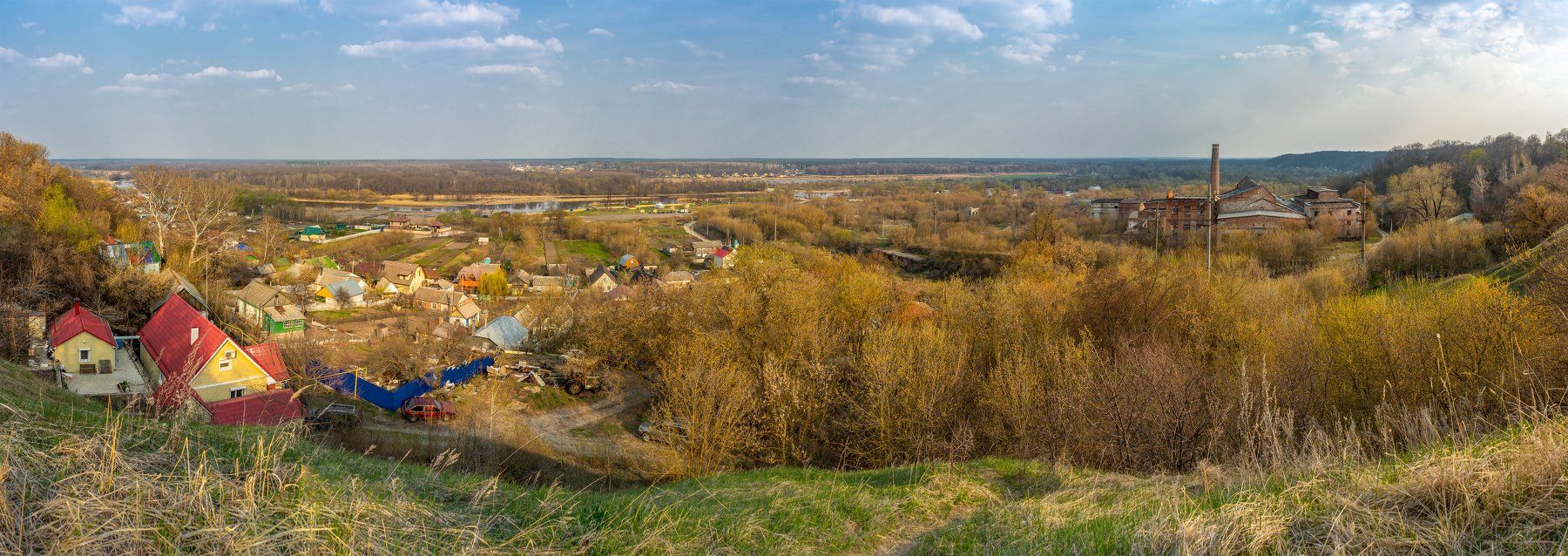 рамонь, воронеж, панорама, весна, Руслан Востриков