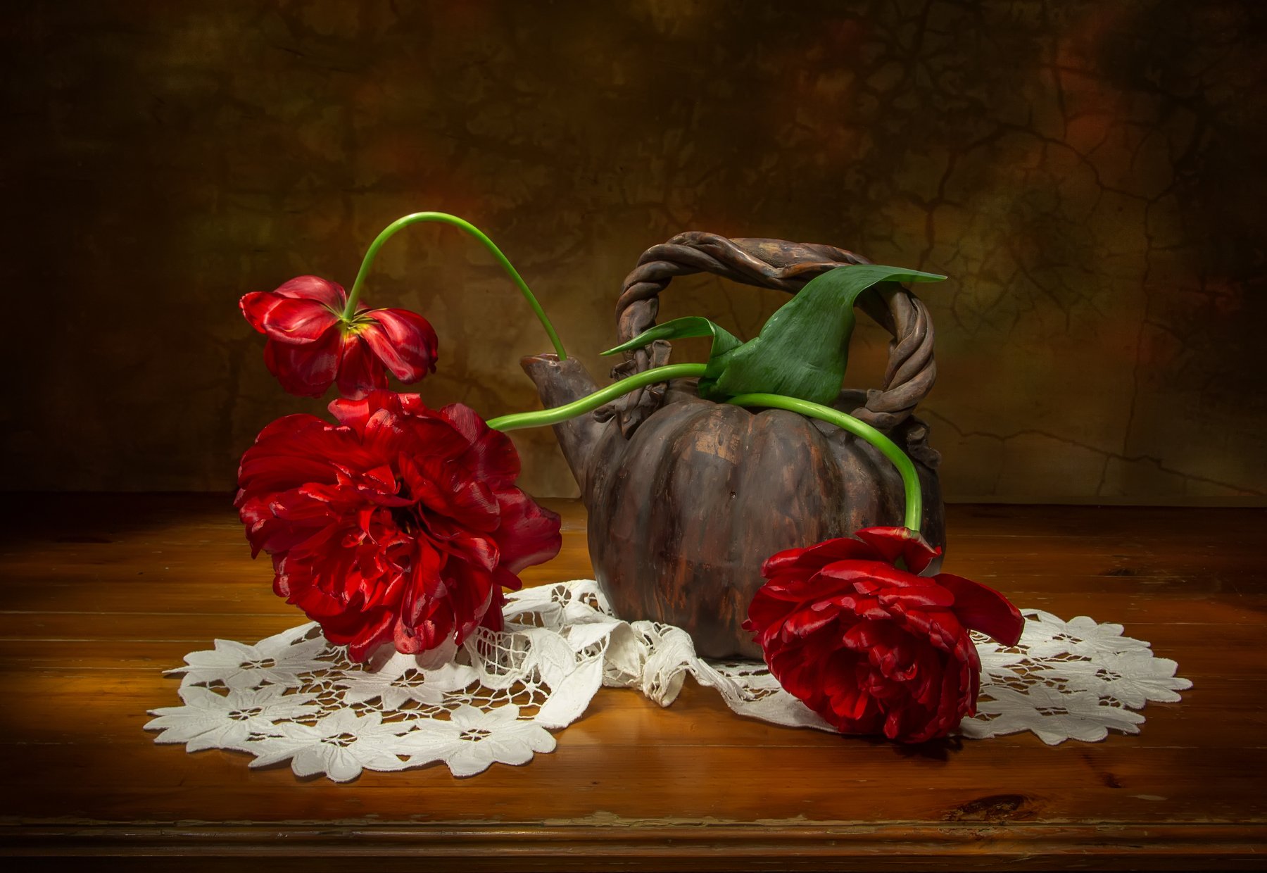 натюрморт, тюльпан, тюльпаны, махровый тюльпан, махровые, Татьяна Феденкова