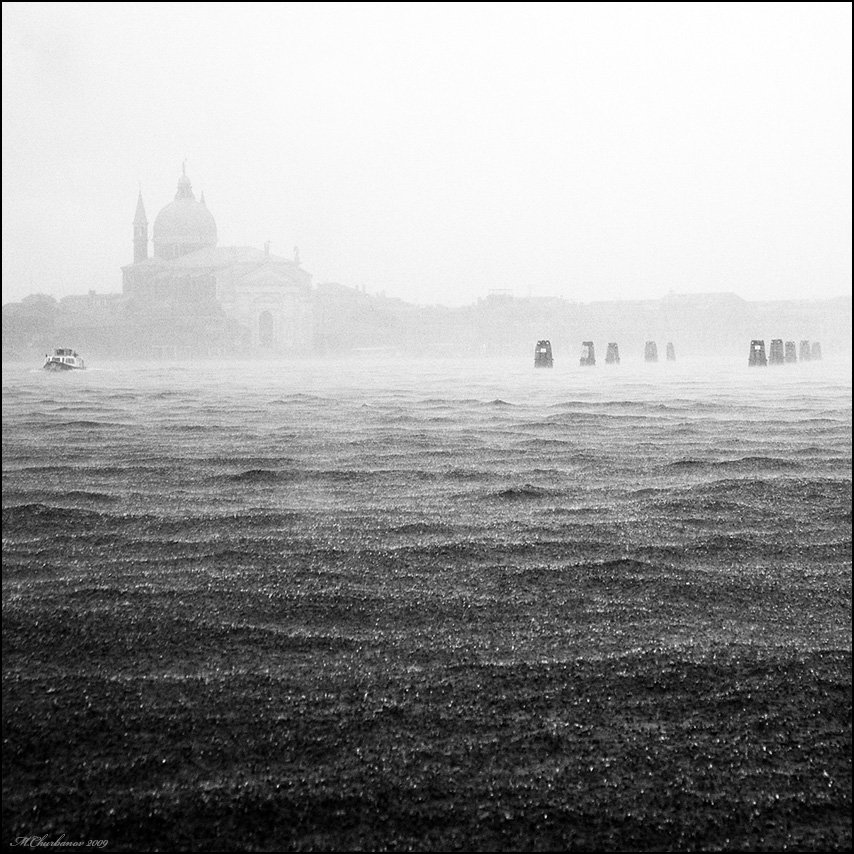 венеция, дождь, Михаил Чурбанов