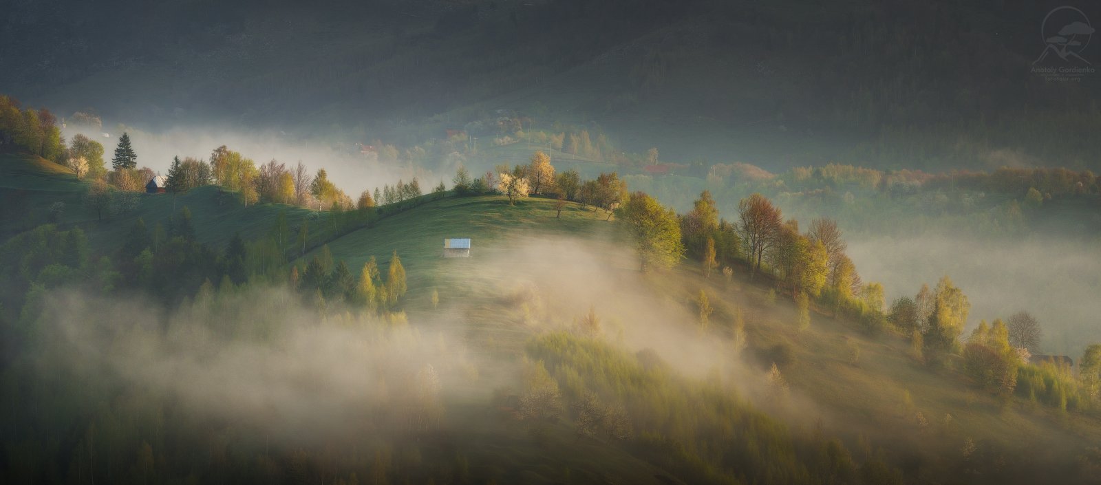 пейзаж, природа, горы, румыния, туман, карпаты, Анатолий Гордиенко