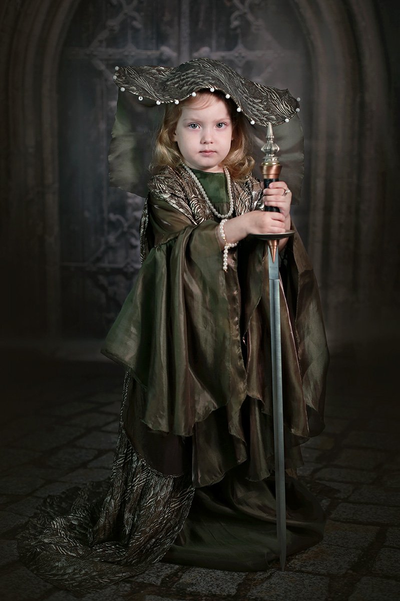 дети портрет девочка средневековье, Римма Алеева