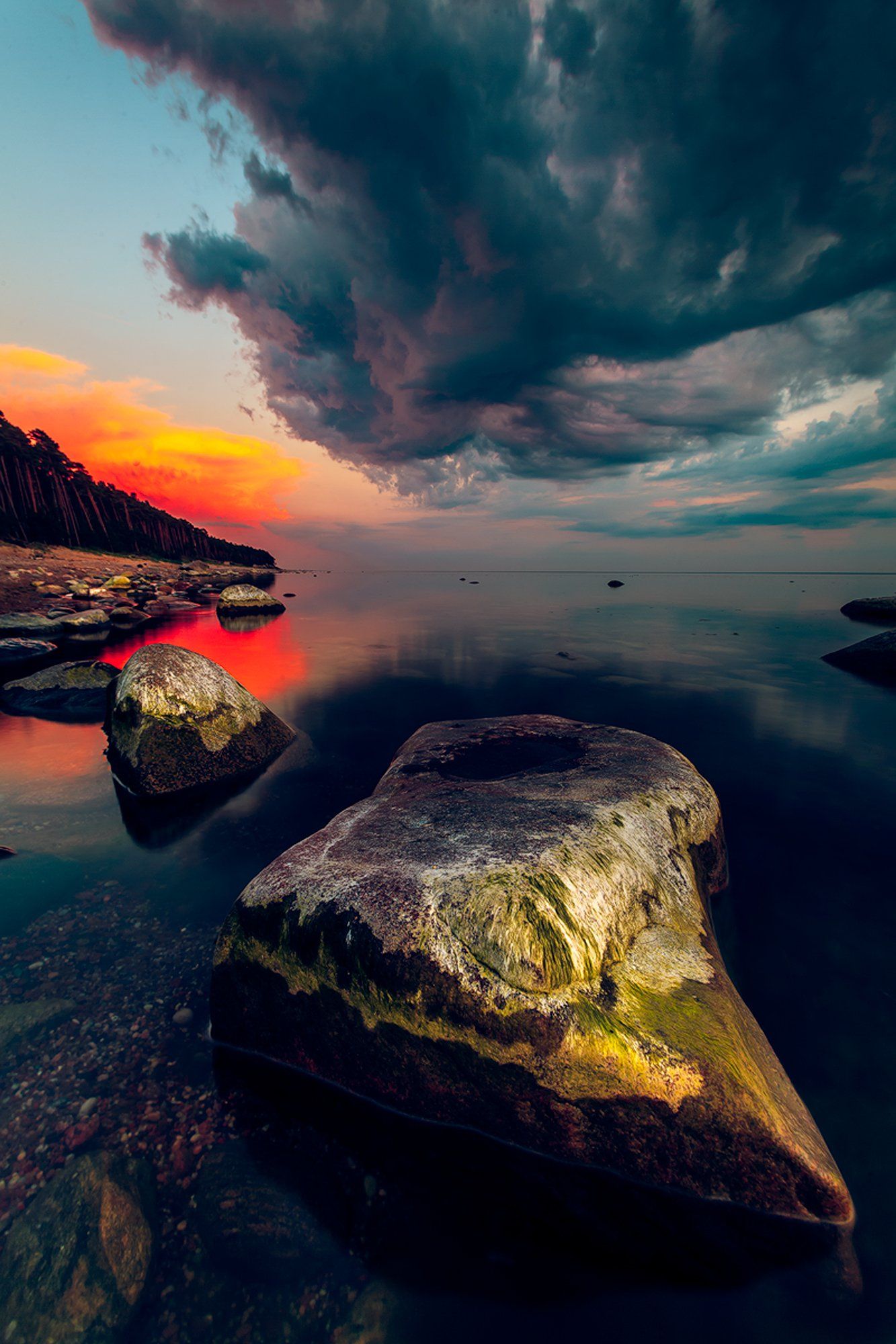 landscape, seascape, baltic sea, sunset, Руслан Болгов (Axe)