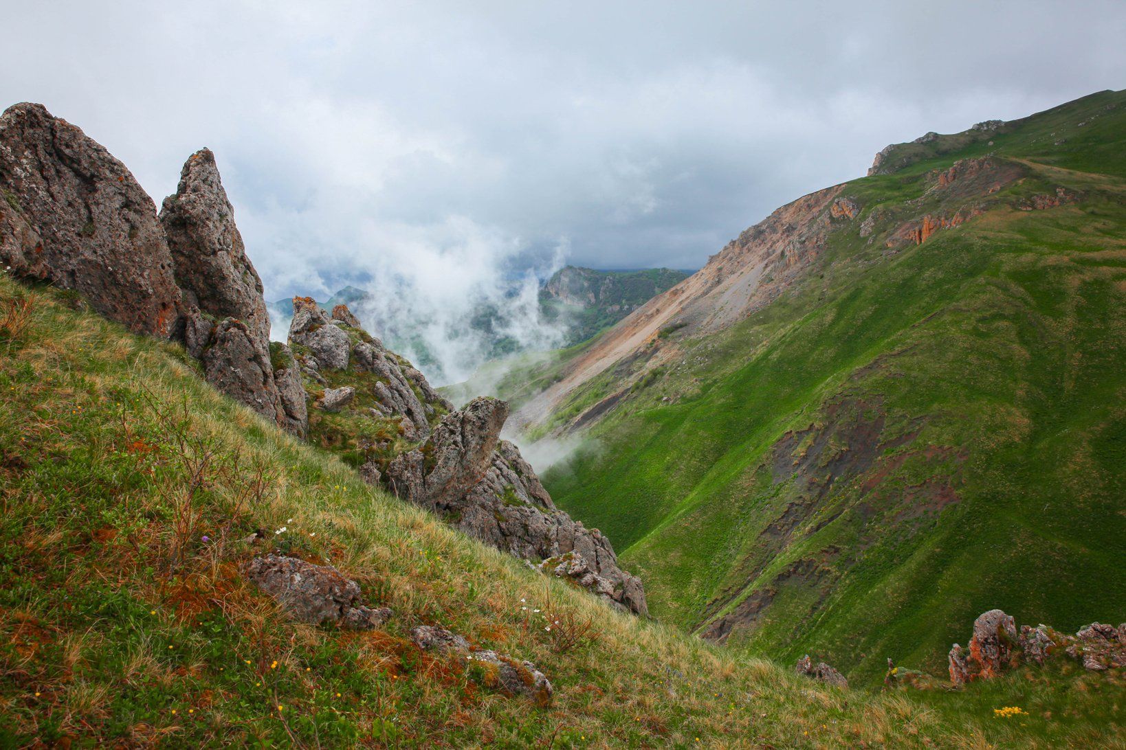 горы,чечня.галандчжойский район,туман,природа., Marat Magov