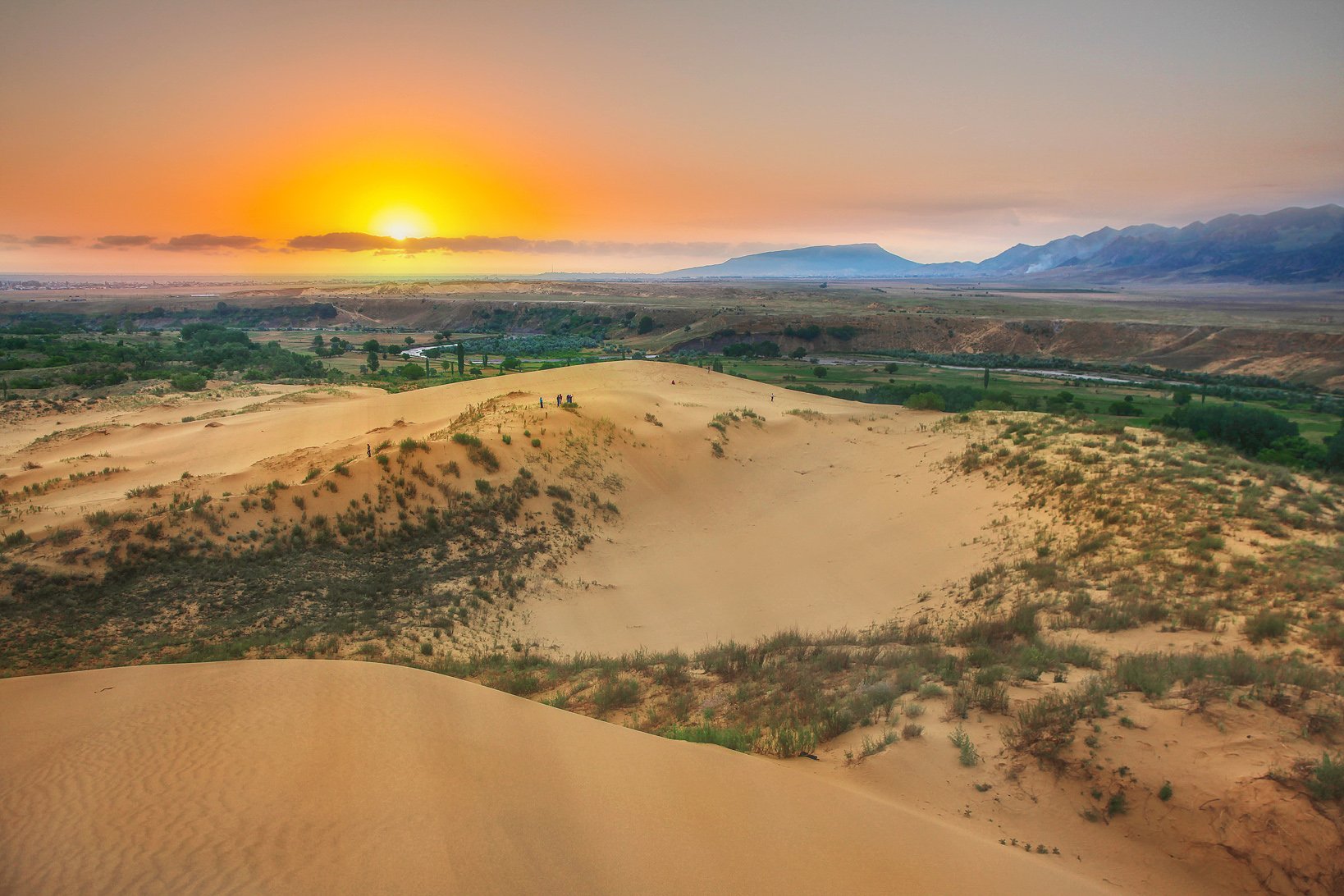 сары кум,песок,гора.природа,пустыня,дагестан.рассвет, Marat Magov