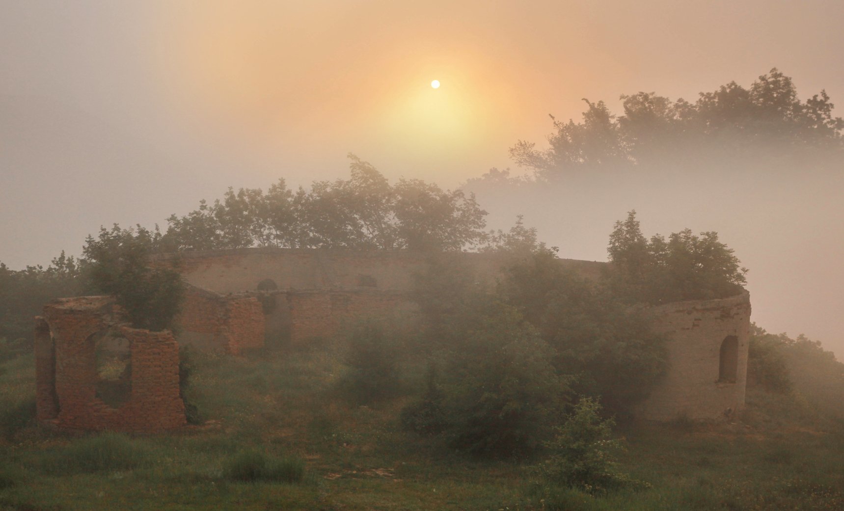утро,рассвет,туман,развалины, Marat Magov