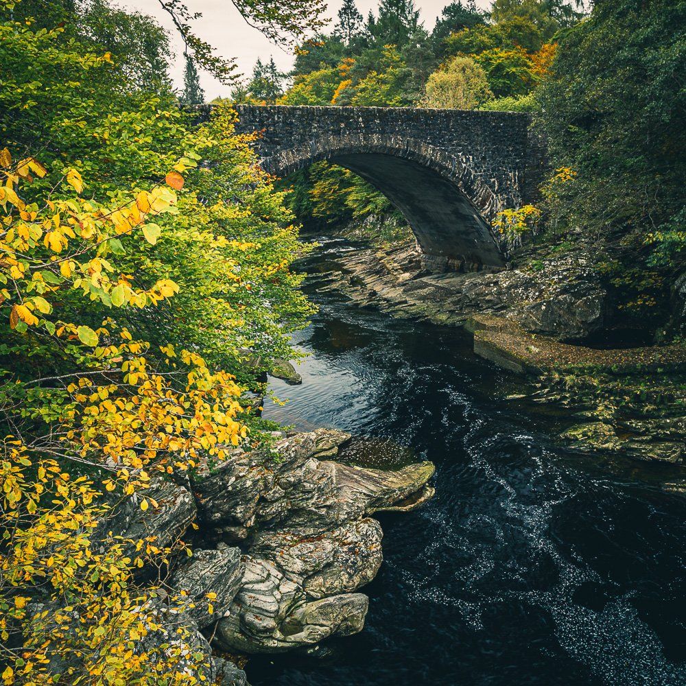 scotland,scottish,invermoriston,glenmoriston,highlands,uk,europe,bridge,autumn,river,stream,, Adrian Szatewicz
