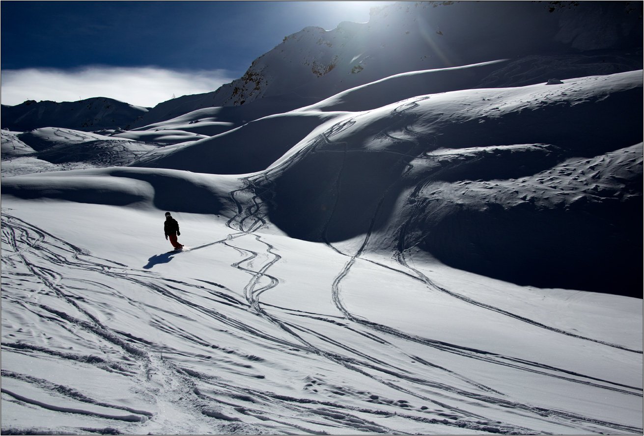 горы, лыжи доска, скейтборд, альпы, горные, фрирайд, лыжня, Boris Bort