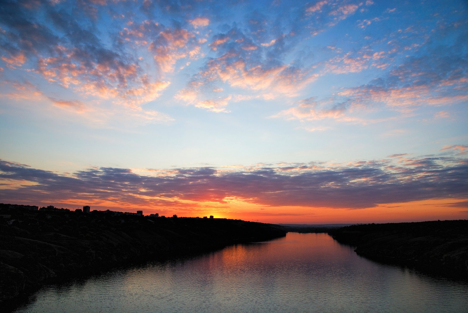 sunset,закат,пейзаж,небо,цвет,, Сергей Богачёв
