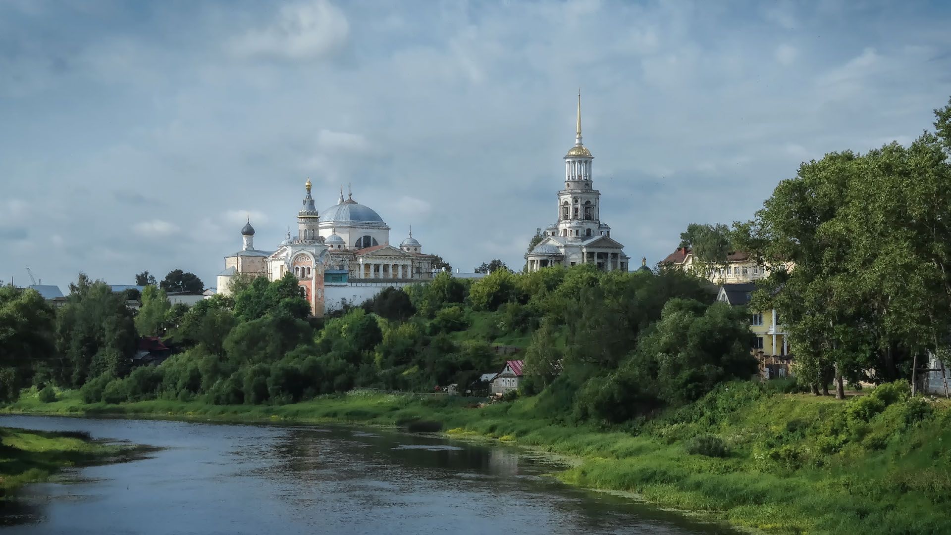 торжок, борисоглебский монастырь, архитектура, река, история, пейзаж,, Алиева Татьяна