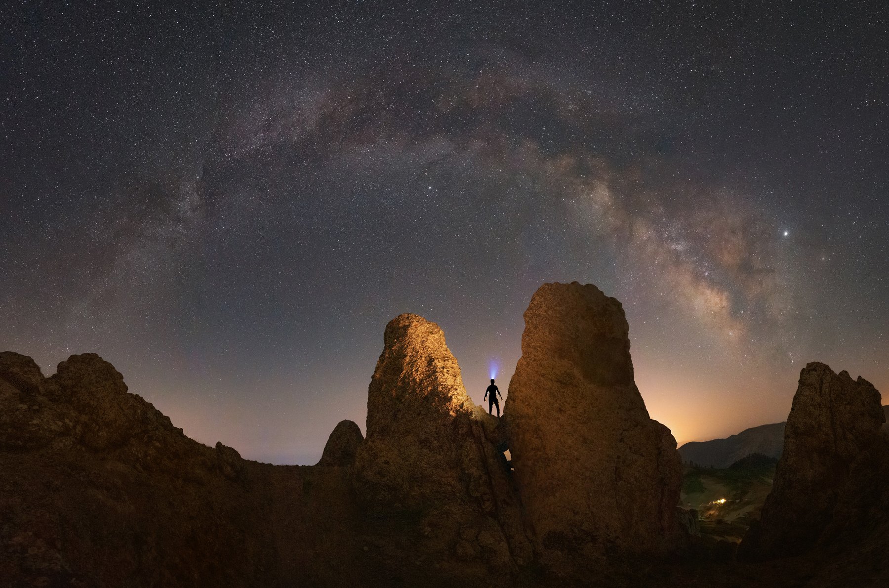 nightscape milkyway panorama, Pedram Mirsadeghi