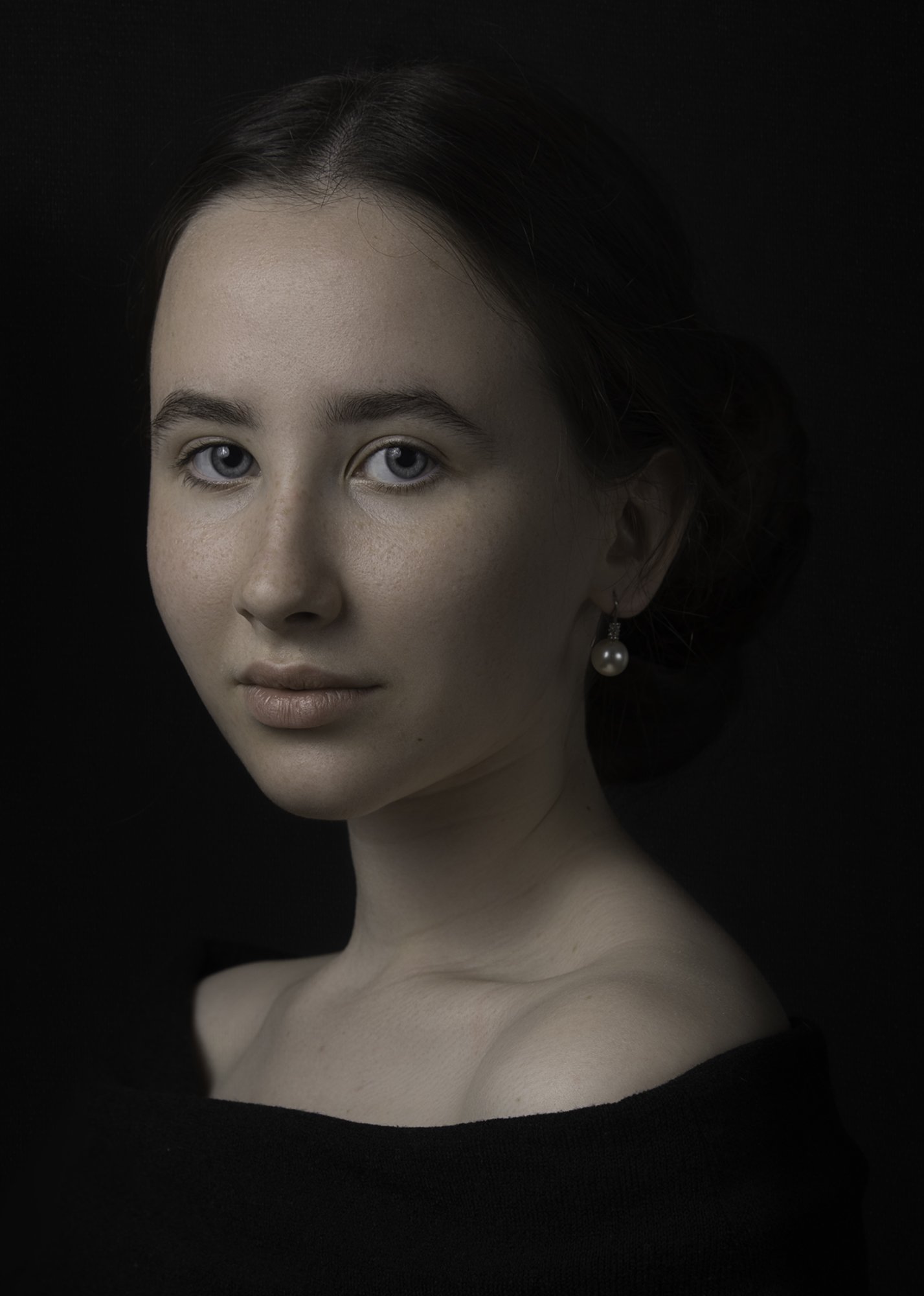 portrait, класстческий, портрет, девушка, Natalia Kholodova