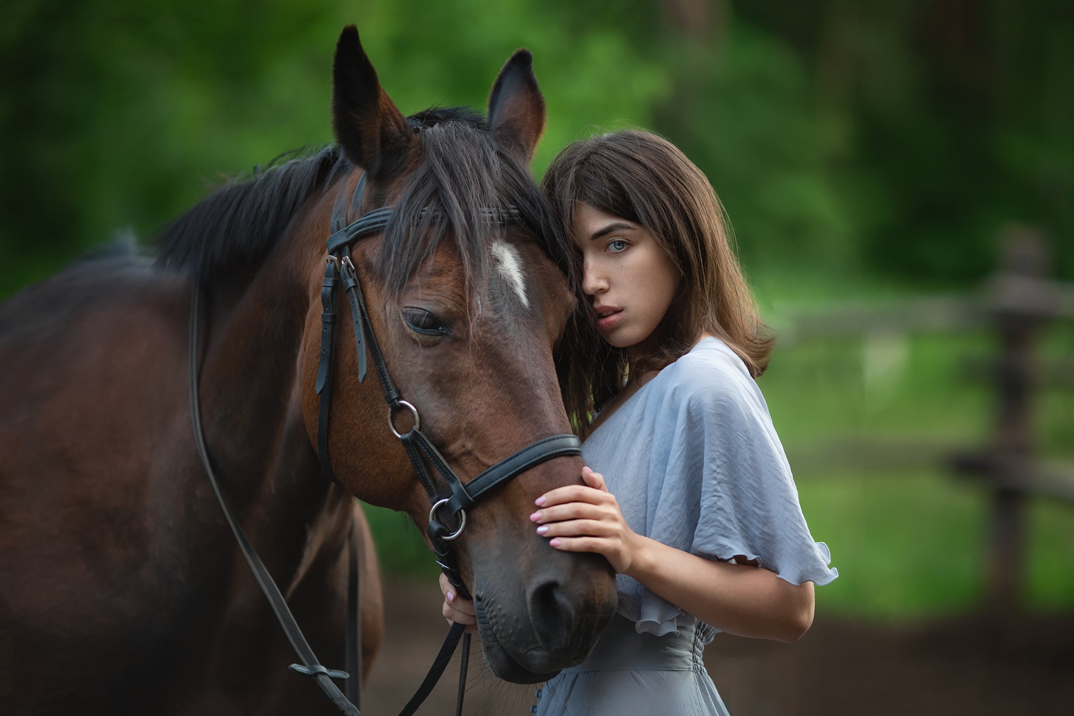 Модель, лошадь, девушка, Бармина Анастасия