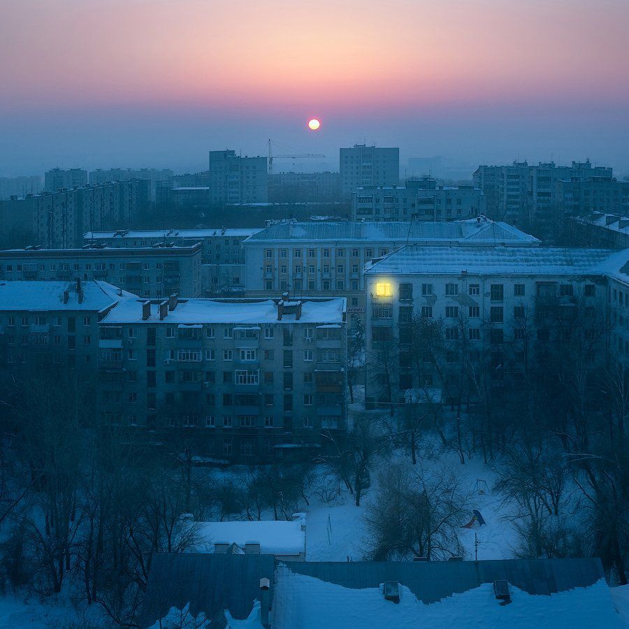 ульяновск, вечер, зима, город, городской пейзаж, vladimirvolgo