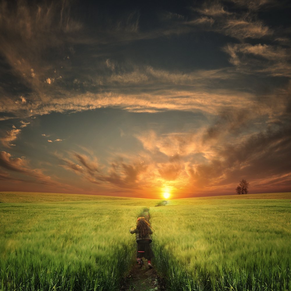 field, forest, girl, winter, cold, light, tower, bridge, alone, wheat, running, sunny, dream, journey, bicycling, shinning, shinning clouds, Caras Ionut